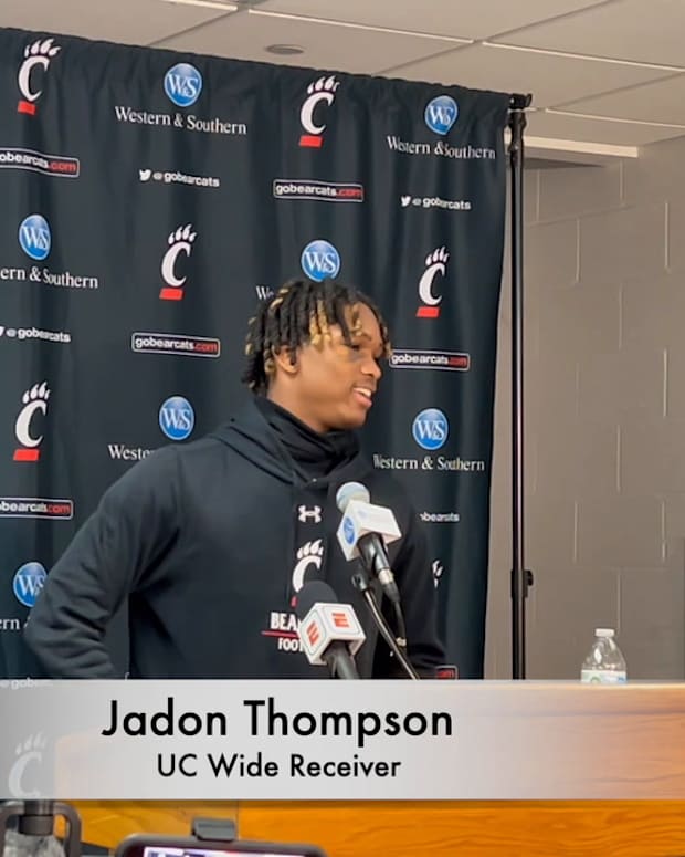 Jadon Thompson ECU Postgame